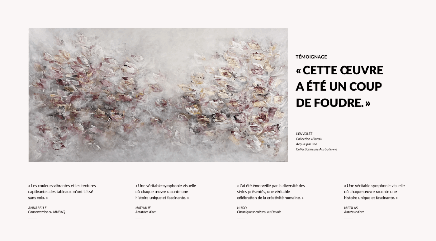 Site Web Véboisvert - Témoignage